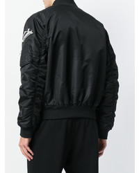 Blouson aviateur noir McQ Alexander McQueen