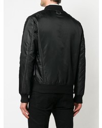 Blouson aviateur noir Philipp Plein