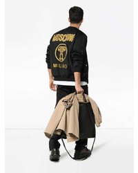 Blouson aviateur noir Moschino