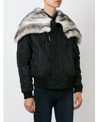 Blouson aviateur noir Liska