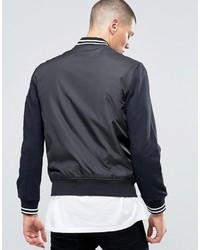 Blouson aviateur noir Converse