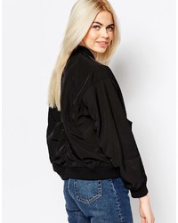 Blouson aviateur noir Monki