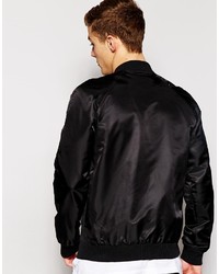 Blouson aviateur noir Solid