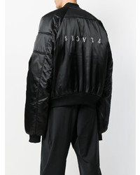 Blouson aviateur noir Odeur