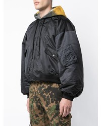 Blouson aviateur noir Off-White