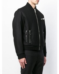 Blouson aviateur noir Les Hommes