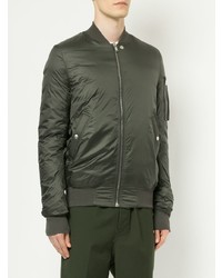 Blouson aviateur noir Rick Owens