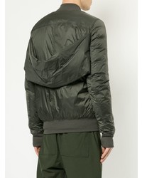 Blouson aviateur noir Rick Owens