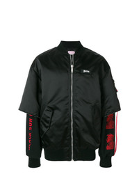 Blouson aviateur noir Palm Angels