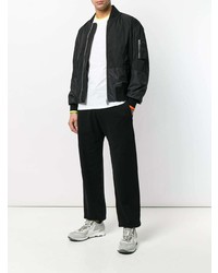 Blouson aviateur noir Versus