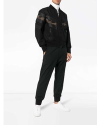 Blouson aviateur noir Neil Barrett