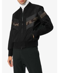 Blouson aviateur noir Neil Barrett