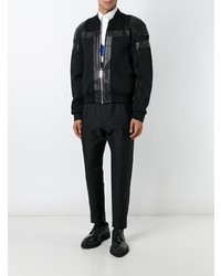 Blouson aviateur noir Les Hommes