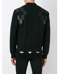 Blouson aviateur noir Marcelo Burlon County of Milan