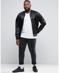 Blouson aviateur noir Asos