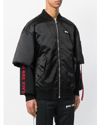 Blouson aviateur noir Palm Angels