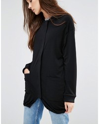 Blouson aviateur noir Pull&Bear