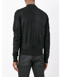 Blouson aviateur noir Rick Owens