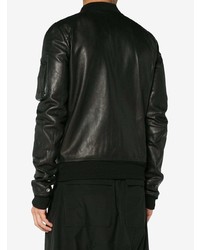 Blouson aviateur noir Rick Owens