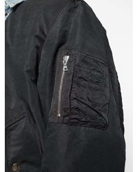 Blouson aviateur noir Amiri