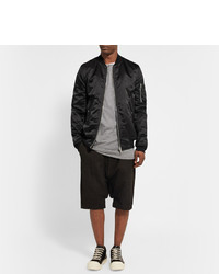 Blouson aviateur noir Rick Owens