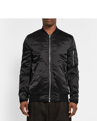 Blouson aviateur noir Rick Owens