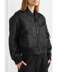 Blouson aviateur noir Reebok X Victoria Beckham