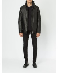 Blouson aviateur noir Isaac Sellam Experience