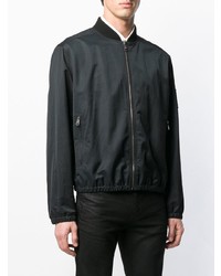 Blouson aviateur noir Roberto Cavalli