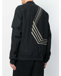 Blouson aviateur noir Rick Owens DRKSHDW