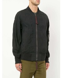 Blouson aviateur noir Ziggy Chen