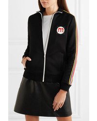 Blouson aviateur noir Miu Miu