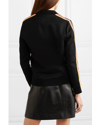 Blouson aviateur noir Miu Miu