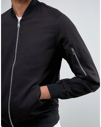 Blouson aviateur noir Asos