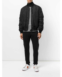 Blouson aviateur noir Moncler