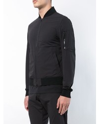 Blouson aviateur noir Engineered For Motion