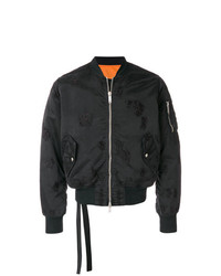 Blouson aviateur noir Unravel Project