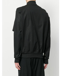 Blouson aviateur noir Rick Owens