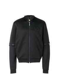 Blouson aviateur noir Versace Jeans