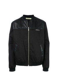 Blouson aviateur noir Versace Jeans