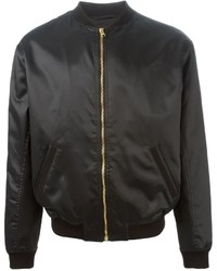 Blouson aviateur noir Versus