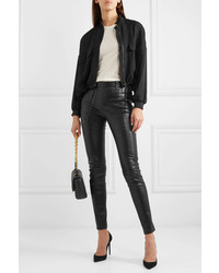 Blouson aviateur noir Tom Ford