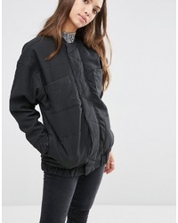 Blouson aviateur noir WÅVEN