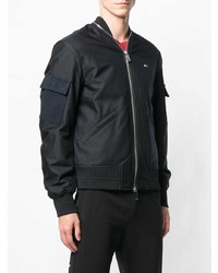 Blouson aviateur noir Emporio Armani