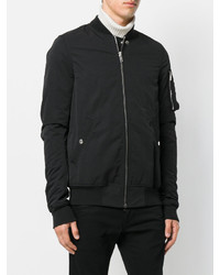 Blouson aviateur noir Rick Owens