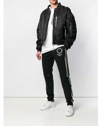 Blouson aviateur noir Icosae