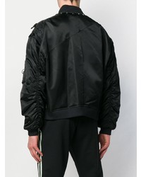 Blouson aviateur noir Icosae