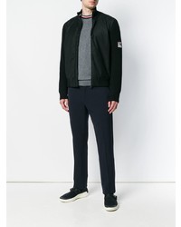 Blouson aviateur noir Z Zegna