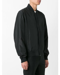 Blouson aviateur noir Versace