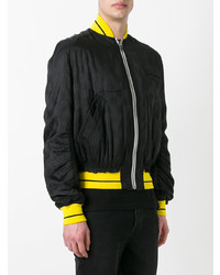 Blouson aviateur noir Haider Ackermann